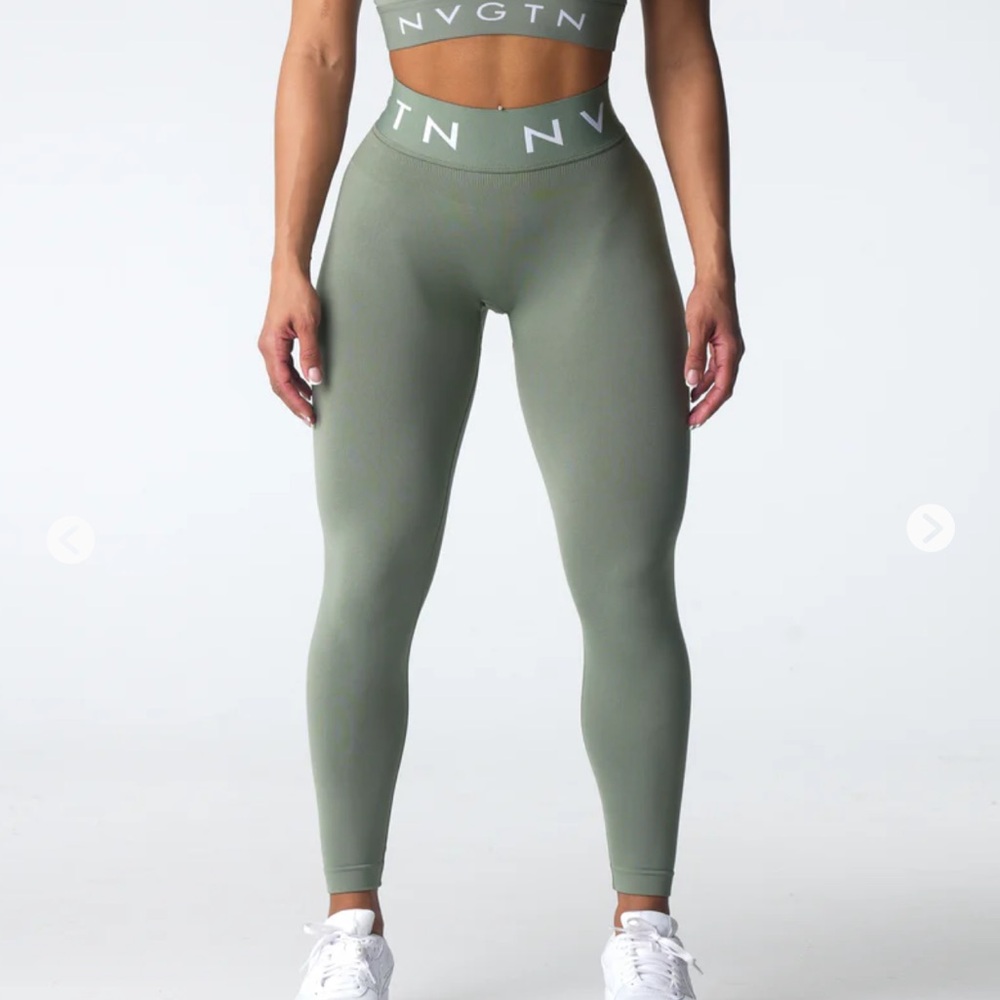 NVGTN Sage Green Sport Seamless Leggings